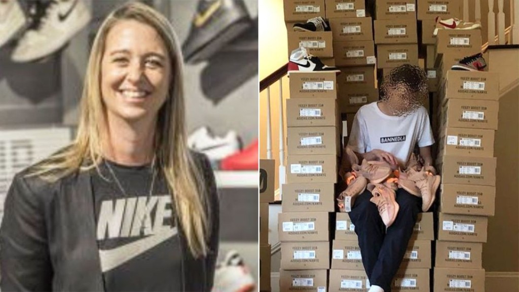 Revendedor a su 'jefecita' de Nike - Pásala